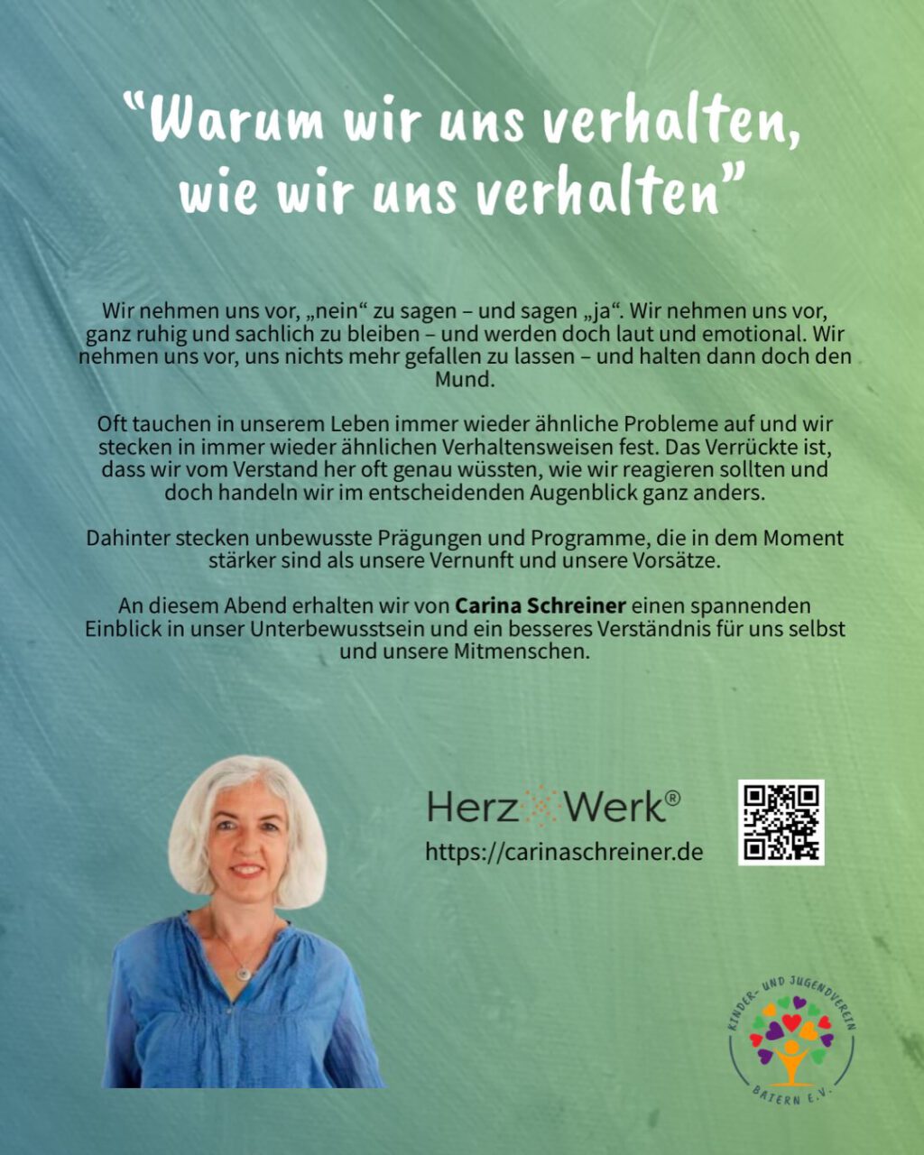 Wir laden herzlich zu unserer Mitgliederversammlung mit Neuwahlen ein 🧡

Dieses Jahr mit einer tollen Dozentin: Carina Schreiner 💚

Wir freuen uns sehr auf euer Kommen 🧡💚